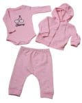 Kız Bebek Çıtçıtlı Takım